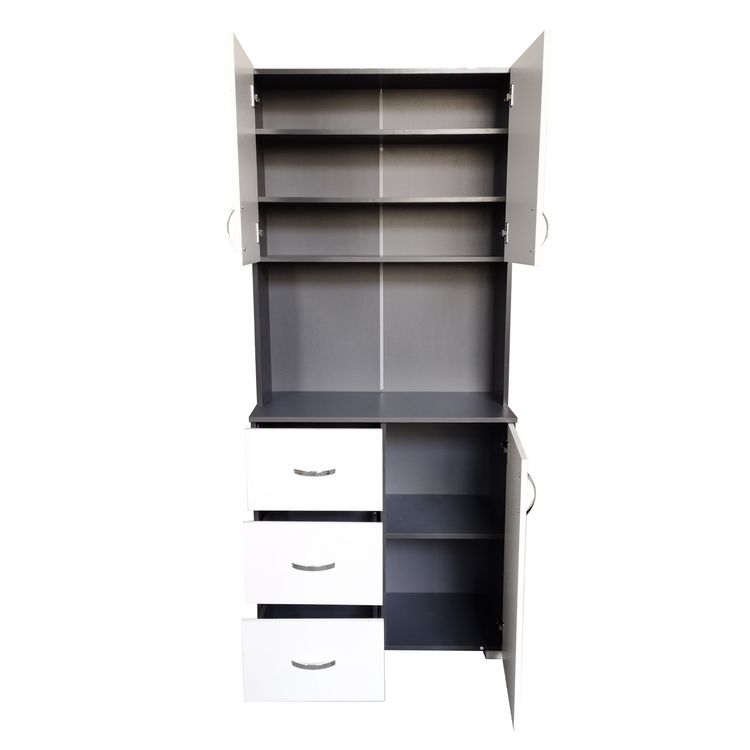 Produktbild: HTI-Living K&uuml;chenschrank Blanca Grau Wei&szlig; K&uuml;chenschrank Blanca Grau Wei&szlig;
