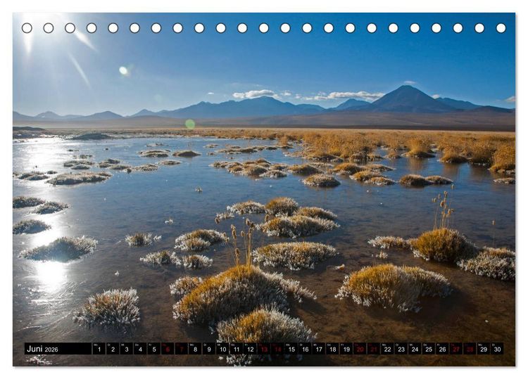Produktbild: Blickpunkte der Anden (Tischkalender 2026 DIN A5 quer), CALVENDO Monatskalender