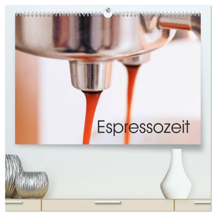 Produktbild: Espressozeit (hochwertiger Premium Wandkalender 2026 DIN A2 quer), Kunstdruck in Hochglanz