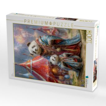 Produktbild: CALVENDO Puzzle Panda | 1000 Teile Lege-Gr&ouml;&szlig;e 64x48cm Foto-Puzzle f&uuml;r gl&uuml;ckliche Stunden