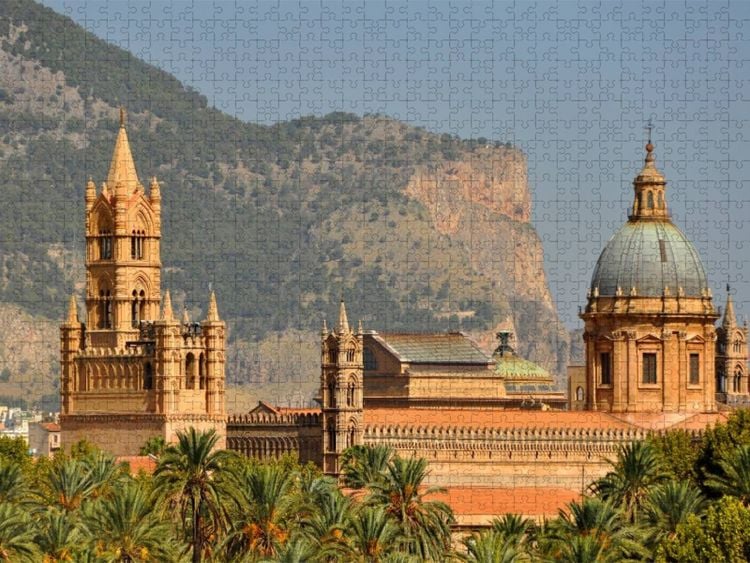 Produktbild: CALVENDO Puzzle Ein Motiv aus dem Kalender Palermo - die Stadt der &Uuml;berraschungen | 1000 Teile Lege-Gr&ouml;&szlig;e 64x48cm Foto-Puzzle f&uuml;r gl&uuml;ckliche Stunden