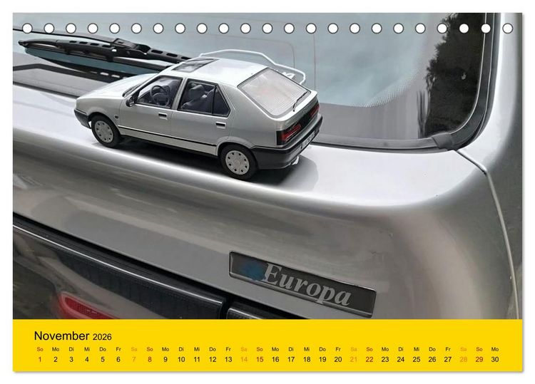 Produktbild: Historische Renault (Tischkalender 2026 DIN A5 quer), CALVENDO Monatskalender