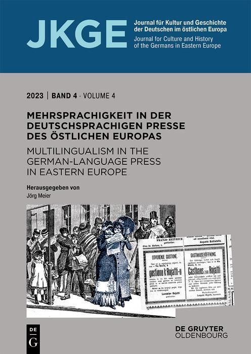 Produktbild: Mehrsprachigkeit in der deutschsprachigen Presse des &ouml;stlichen Europas / Multilingualism in the German-Language Press in Eastern Europe