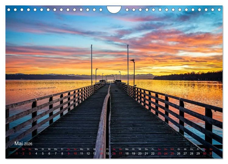 Produktbild: Impressionen vom Starnberger See (Wandkalender 2026 DIN A4 quer), CALVENDO Monatskalender