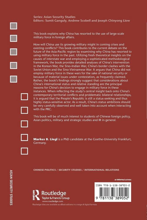 Produktbild: China's Use of Military Force in Foreign Affairs