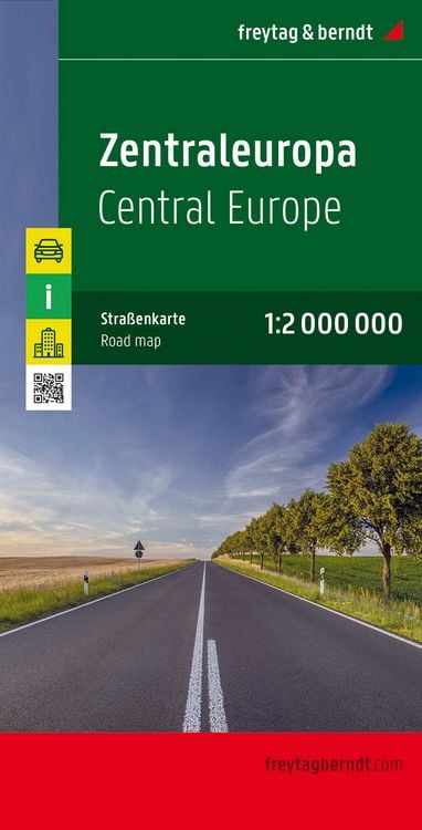 Bild vom Artikel Zentraleuropa, Straßenkarte 1:2 Mio., freytag & berndt vom Autor Freytag & berndt