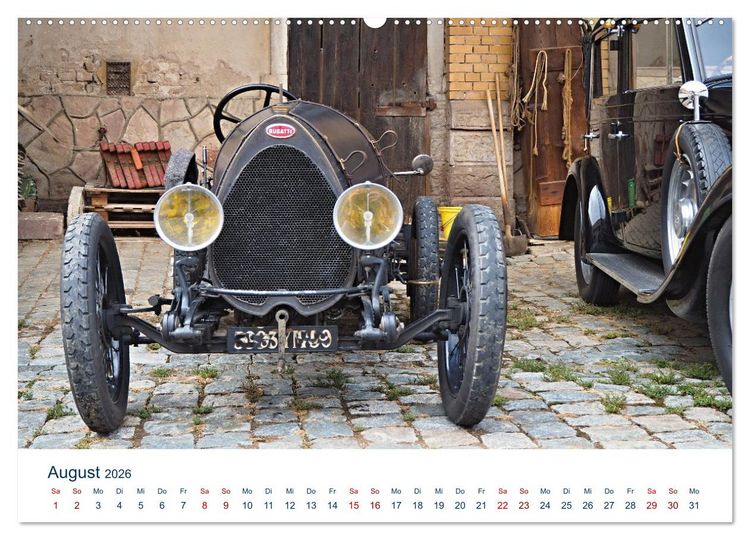 Produktbild: Bugatti Traumautos (hochwertiger Premium Wandkalender 2026 DIN A2 quer), Kunstdruck in Hochglanz
