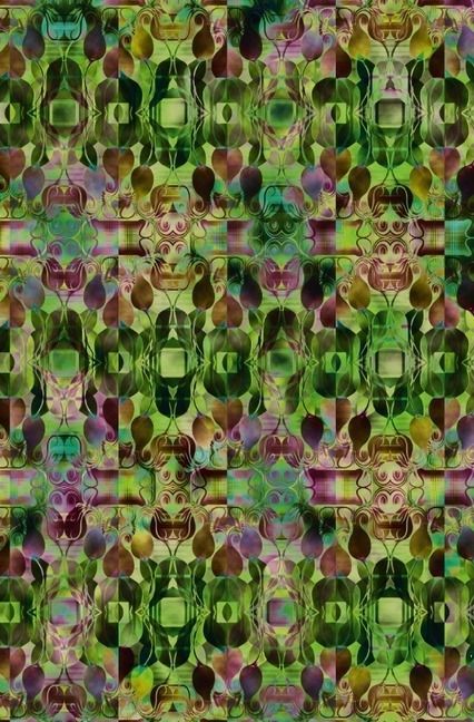 Produktbild: Schreibwandel Notizbuch "Tulpenmuster (gr&uuml;n)"