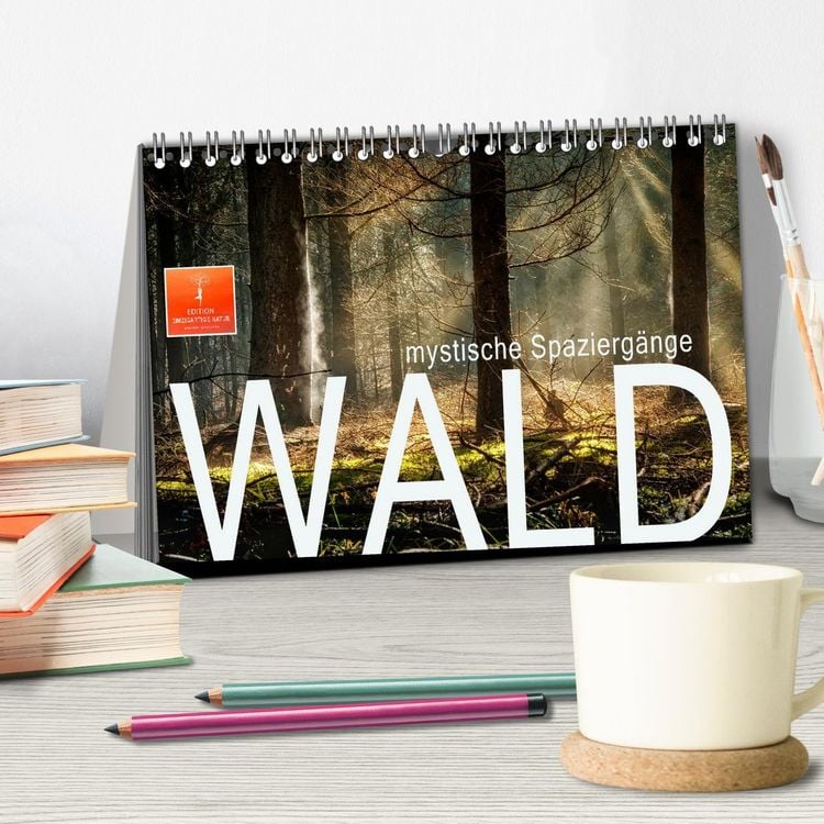 Produktbild: Wald - mystische Spazierg&auml;nge (Tischkalender 2026 DIN A5 quer), CALVENDO Monatskalender