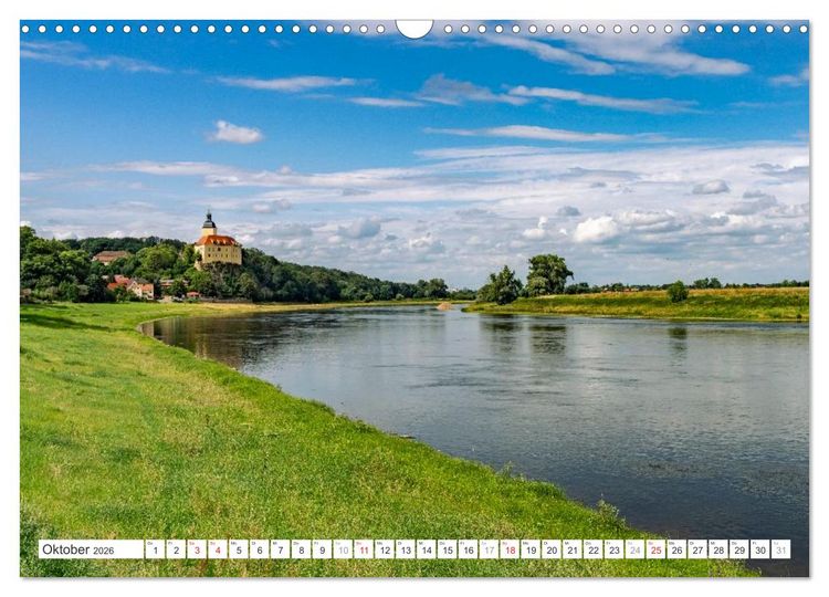 Produktbild: Die deutschen Bundesl&auml;nder - Sachsen (Wandkalender 2026 DIN A3 quer), CALVENDO Monatskalender