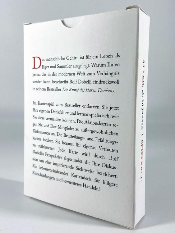 Produktbild: Die Kunst des klaren Denkens