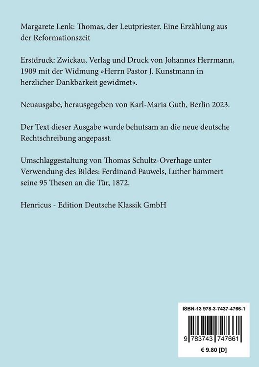 Produktbild: Thomas, der Leutpriester