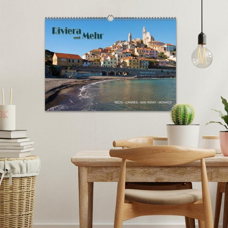 Produktbild: Riviera und Mehr - Nizza, Cannes, San Remo, Monaco (Wandkalender 2026 DIN A3 quer), CALVENDO Monatskalender