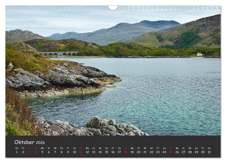 Produktbild: Schottland - grandiose Landschaften im Westen (Wandkalender 2026 DIN A3 quer), CALVENDO Monatskalender