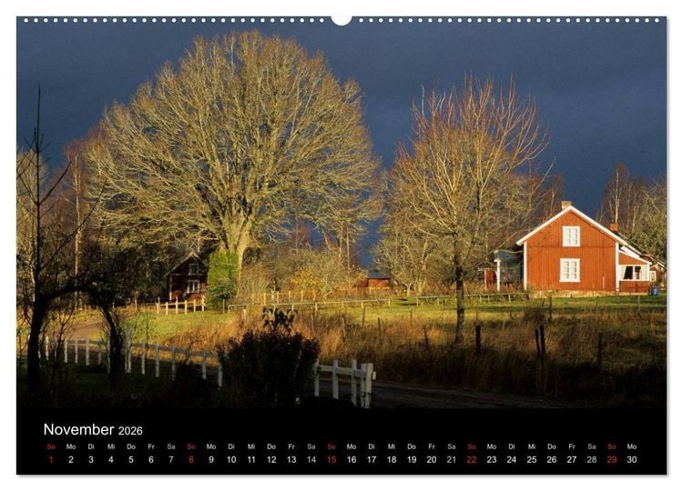 Produktbild: Schweden im Wechsel der Jahreszeiten (Wandkalender 2026 DIN A2 quer), CALVENDO Monatskalender