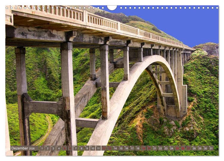 Produktbild: Br&uuml;cken - Kunst (Wandkalender 2026 DIN A3 quer), CALVENDO Monatskalender