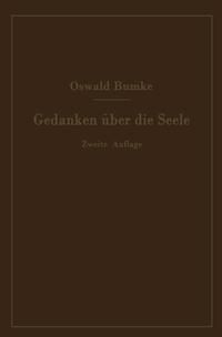 Produktbild: Gedanken &uuml;ber die Seele