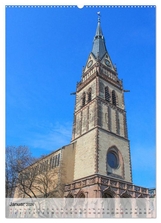 Produktbild: Kirchen in K&ouml;ln - Highlights und Geheimtipps (hochwertiger Premium Wandkalender 2026 DIN A2 hoch), Kunstdruck in Hochglanz