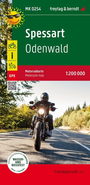 Bild vom Artikel Spessart, Motorradkarte 1:200.000, freytag & berndt vom Autor Freytag & berndt