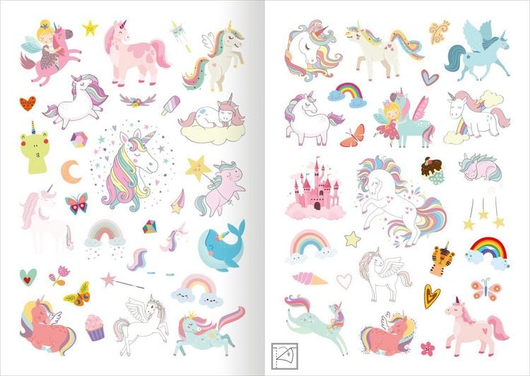 Produktbild: Mein Einhorn-Stickerheft