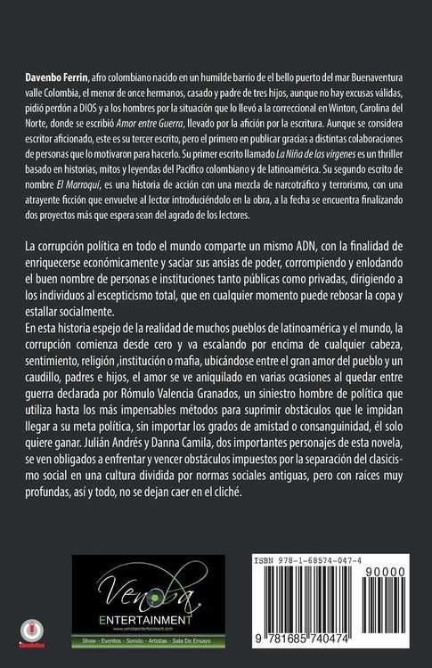 Produktbild: Amor entre guerra