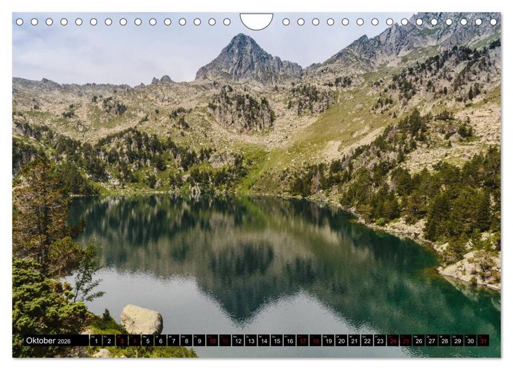 Produktbild: Zauber der Pyren&auml;en - Wandern in den &ouml;stlichen Pyren&auml;en (Wandkalender 2026 DIN A4 quer), CALVENDO Monatskalender