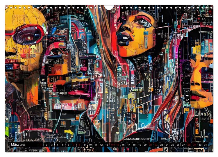 Produktbild: Abstrakt color Art (Wandkalender 2026 DIN A3 quer), CALVENDO Monatskalender