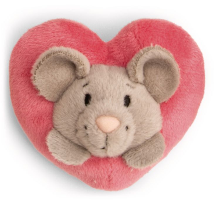 Produktbild: NICI - Mini MagNICI Maus mit Herz 7cm an Header Karte