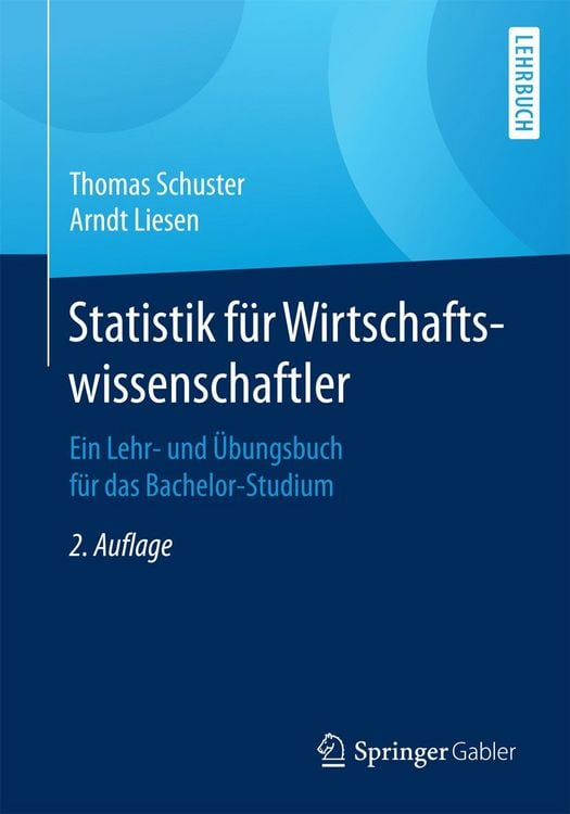Produktbild: Statistik f&uuml;r Wirtschaftswissenschaftler