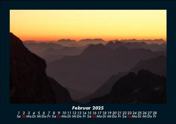 Produktbild: Bergige Welten 2025 Fotokalender DIN A5