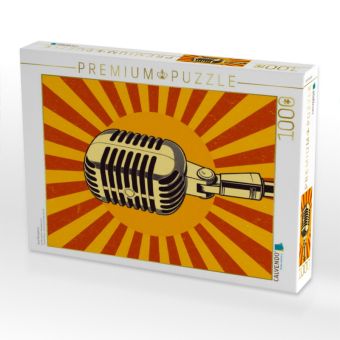 Produktbild: CALVENDO Puzzle Soul Microphone | 1000 Teile Lege-Gr&ouml;&szlig;e 64x48cm Foto-Puzzle f&uuml;r gl&uuml;ckliche Stunden
