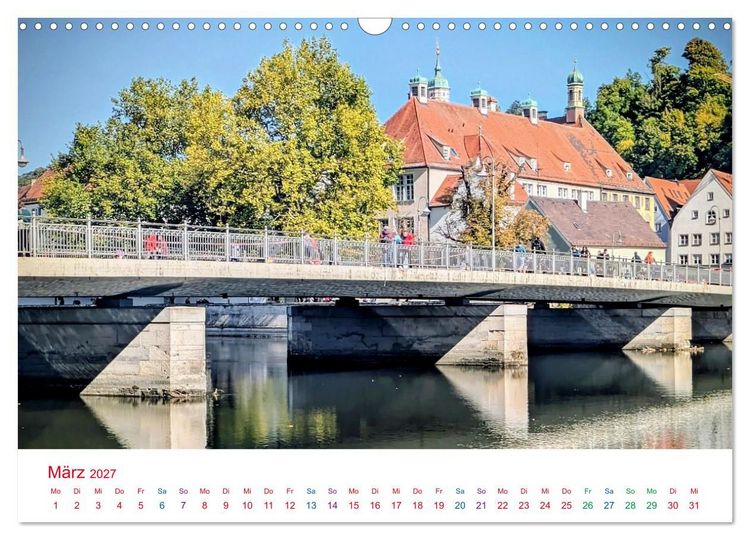 Produktbild: Hier f&uuml;hle ich mich zuhause - Landsberg am Lech und Ammersee (Wandkalender 2027 DIN A3 quer), CALVENDO Monatskalender