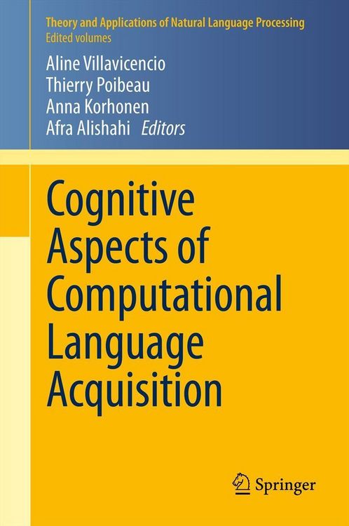 Produktbild: Cognitive Aspects of Computational Language Acquisition