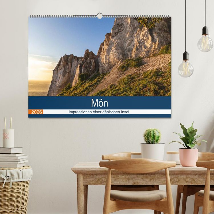 Produktbild: M&ouml;n, Impressionen einer d&auml;nischen Insel (Wandkalender 2026 DIN A2 quer), CALVENDO Monatskalender