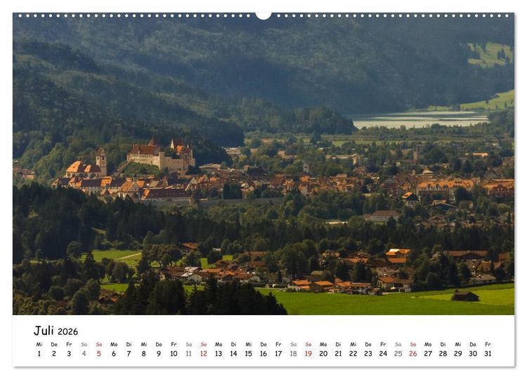 Produktbild: Unterwegs im Allg&auml;u (Wandkalender 2026 DIN A2 quer), CALVENDO Monatskalender