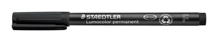 Produktbild: STAEDTLER Folienschreiber Lumocolor F permanent schwarz