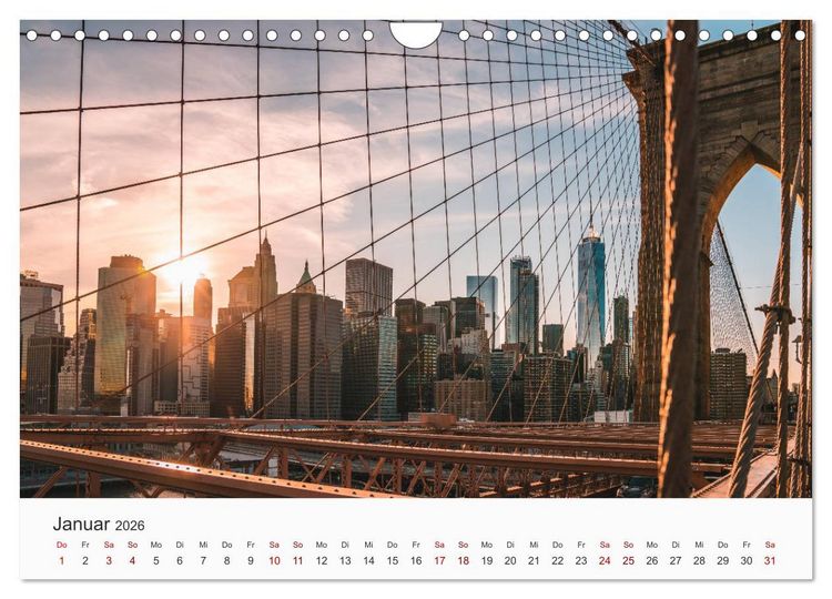 Produktbild: New York - Eine Weltstadt (Wandkalender 2026 DIN A4 quer), CALVENDO Monatskalender