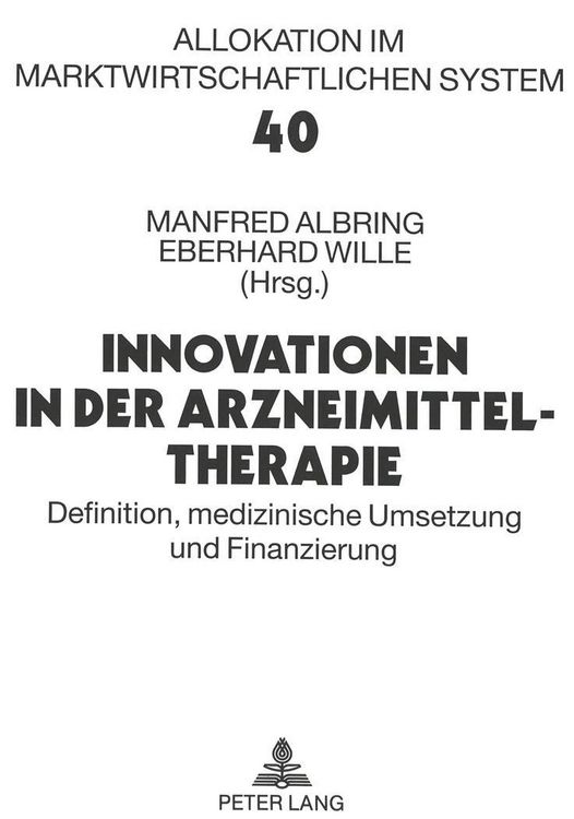 Produktbild: Innovationen in der Arzneimitteltherapie