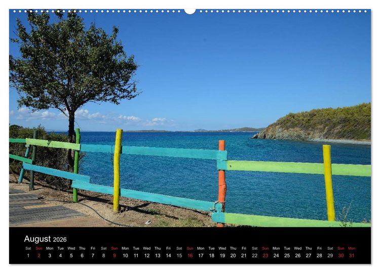 Produktbild: Chalkidiki: Kassandra, Sithonia, Athos (High Quality Premium Wall Calendar 2026 DIN A2 landscape),CALVENDO 12 Month Wall Calendar