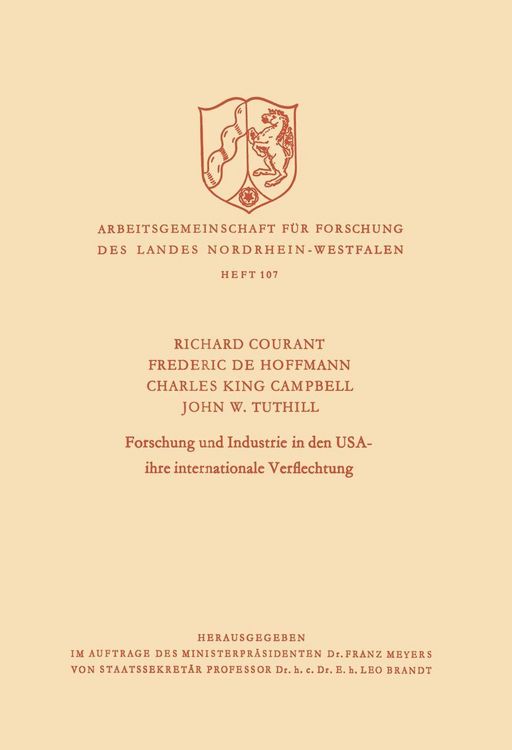 Produktbild: Forschung und Industrie in den USA - ihre internationale Verflechtung
