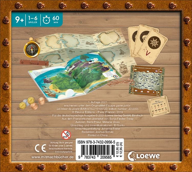 Produktbild: Escape Game Kids - Das Spiel - Jagd nach dem Piratenschatz