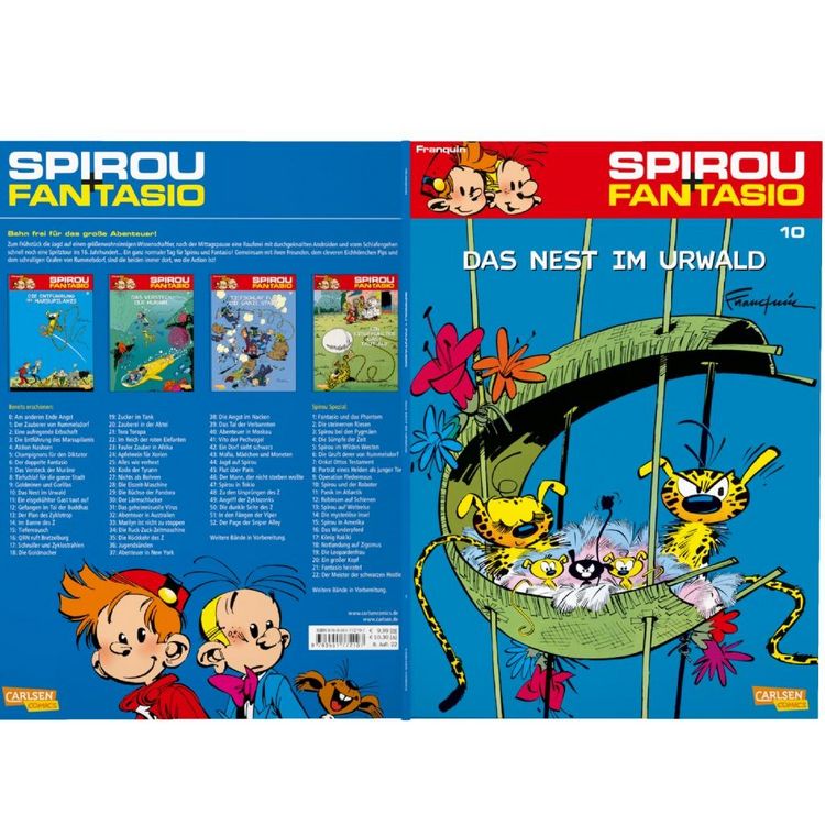 Produktbild: Spirou und Fantasio 10: Das Nest im Urwald