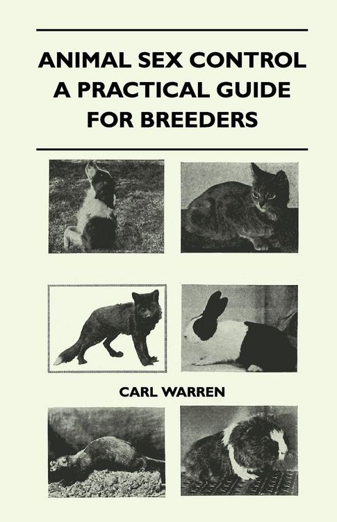 Produktbild: Animal Sex Control - A Practical Guide For Breeders