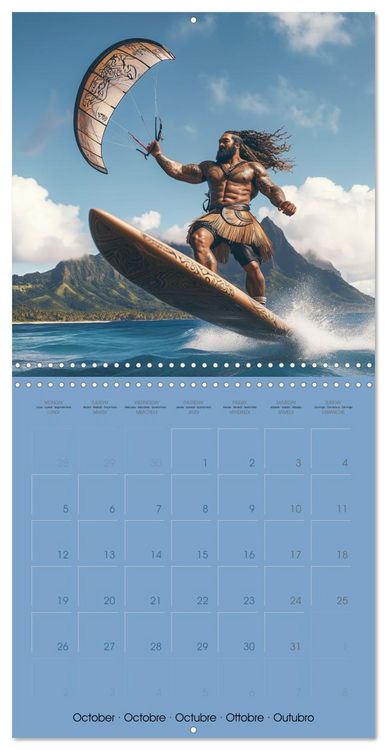 Produktbild: Flying through ancient history with AI (Wall Calendar 2026 12 &times; 12 Inch) CALVENDO 12 Month Wall Calendar