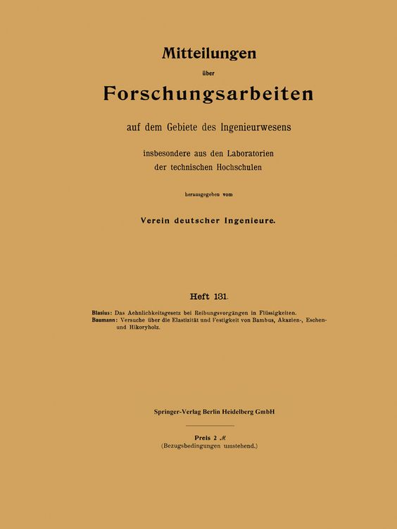 Produktbild: Mitteilungen &uuml;ber Forschungsarbeiten auf dem Gebiete des Ingenieurwesens