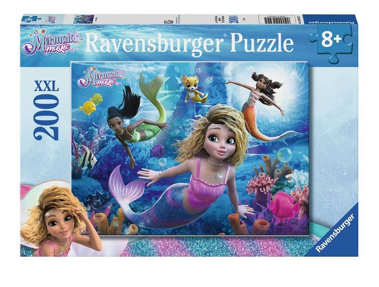 Produktbild: Kinderpuzzle 200 XXL Teile - Meerjungfrauen Magie