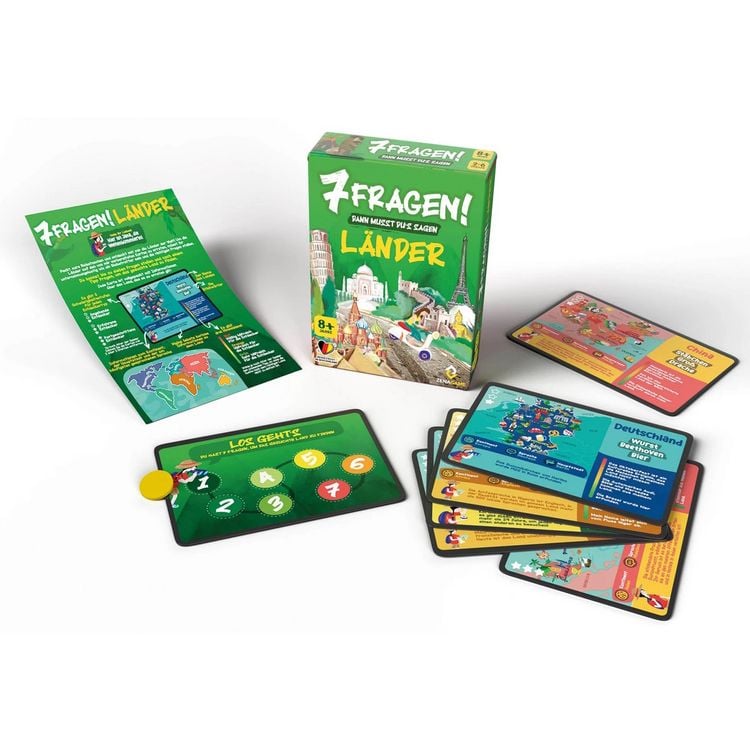 Produktbild: ZENAGAME - 7 Fragen! Dann musst Dus sagen L&auml;nder