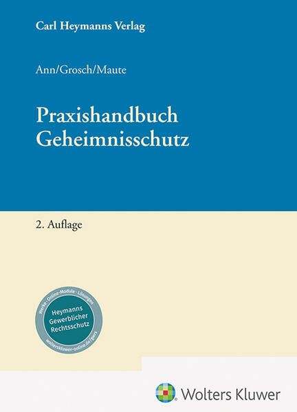 Produktbild: Handbuch Geheimnisschutz