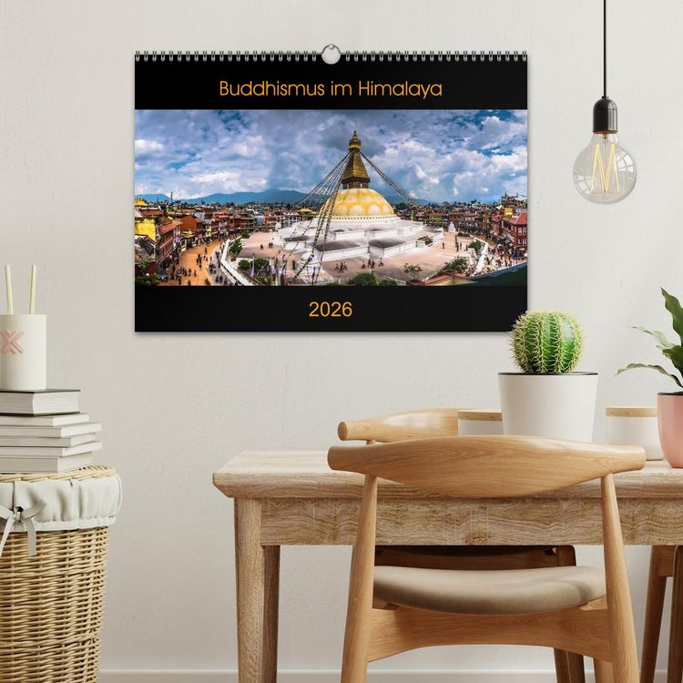 Produktbild: Buddhismus im Himalaya (Wandkalender 2026 DIN A3 quer), CALVENDO Monatskalender