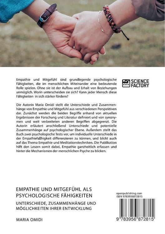 Produktbild: Empathie und Mitgef&uuml;hl als psychologische F&auml;higkeiten